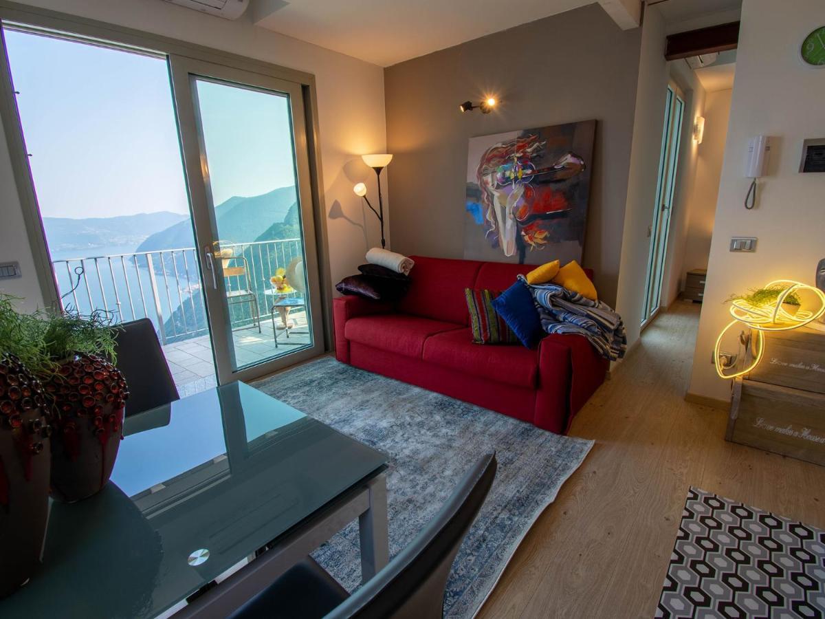 Van Gogh - Beautiful Lake Iseo View And Swimming Pool Parzanica Exterior foto